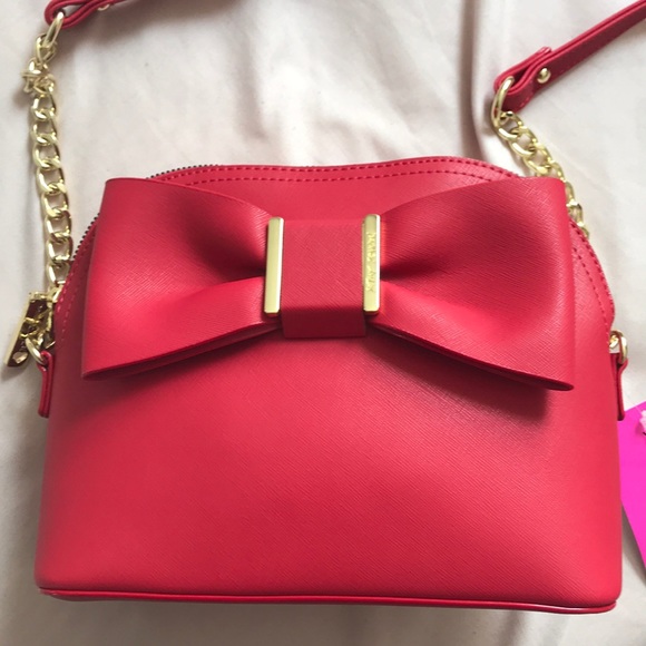 Betsey Johnson Handbags - Betsey Johnson Crossbody Bag with bow detail